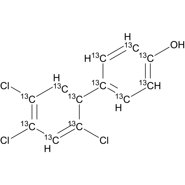 2′,4′,5′-Trichloro-4-biphenylol-13C12